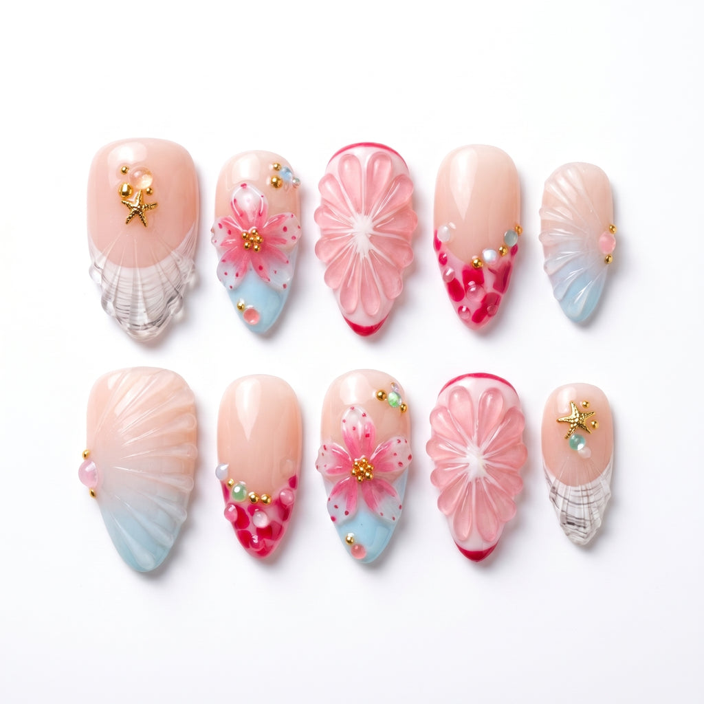 Coral Bloom & Shell Symphony