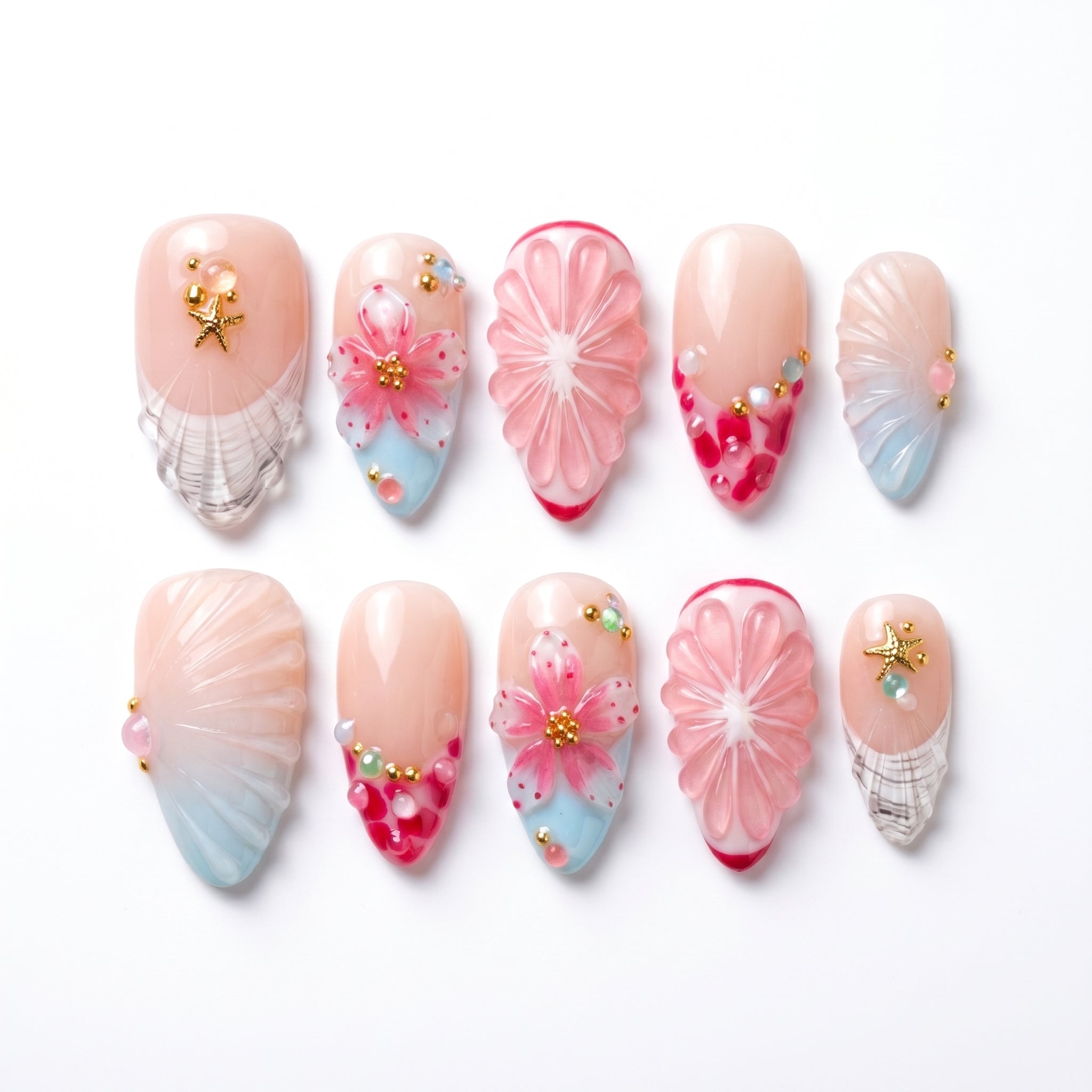 Coral Bloom & Shell Symphony
