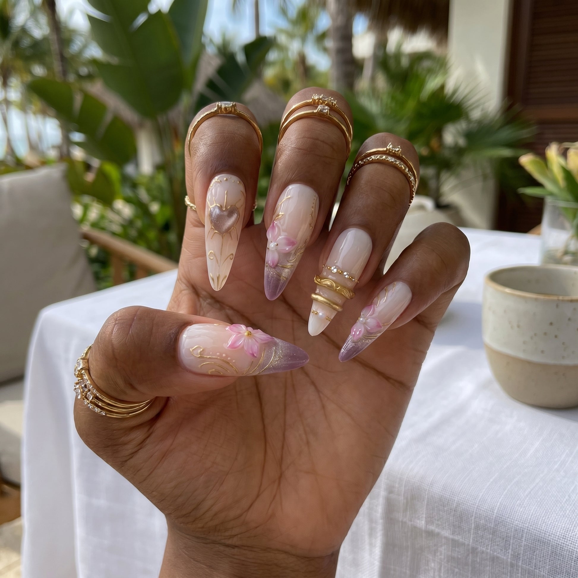 Gilded Lavender Dream