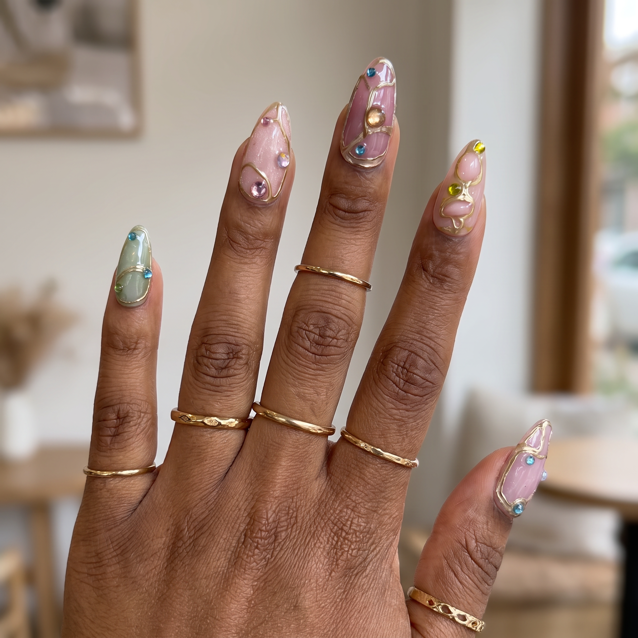Pastel Gemstone