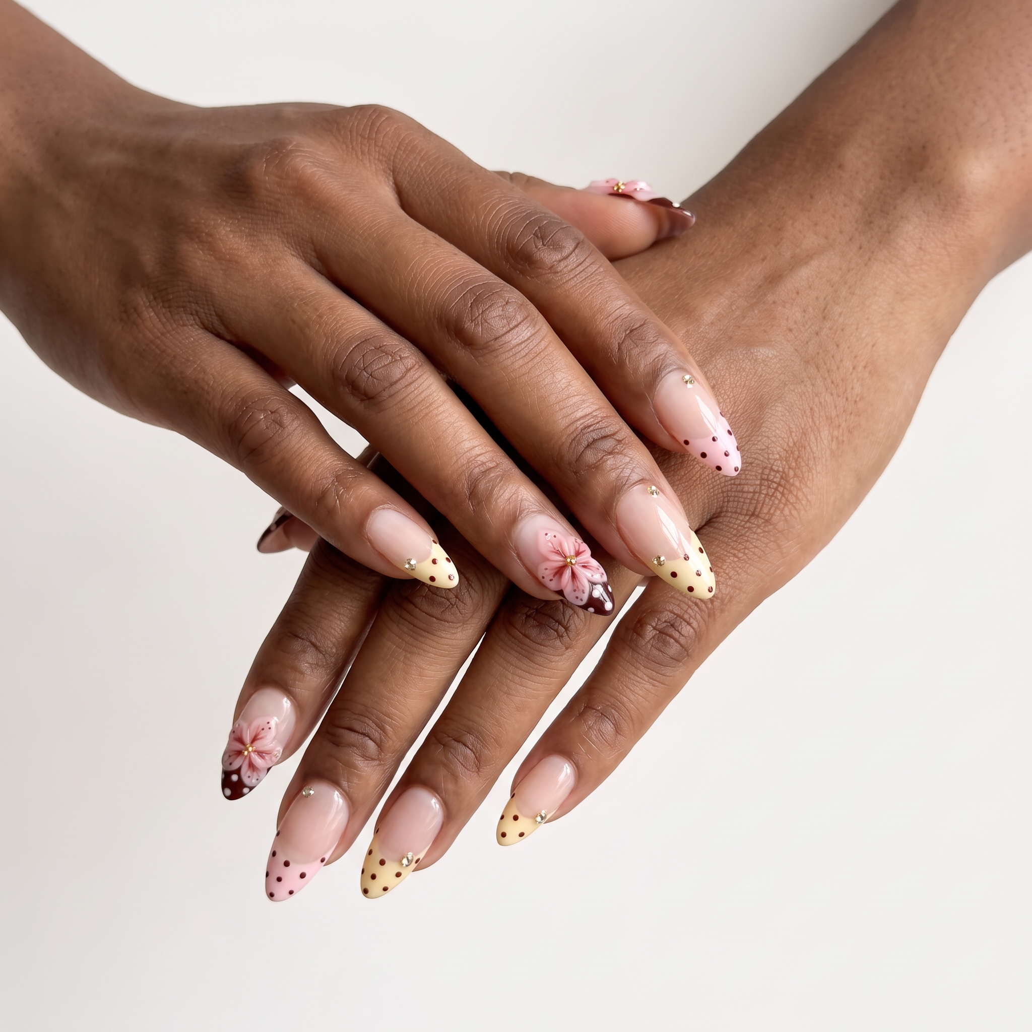 Cherry Blossom & Vintage Polka