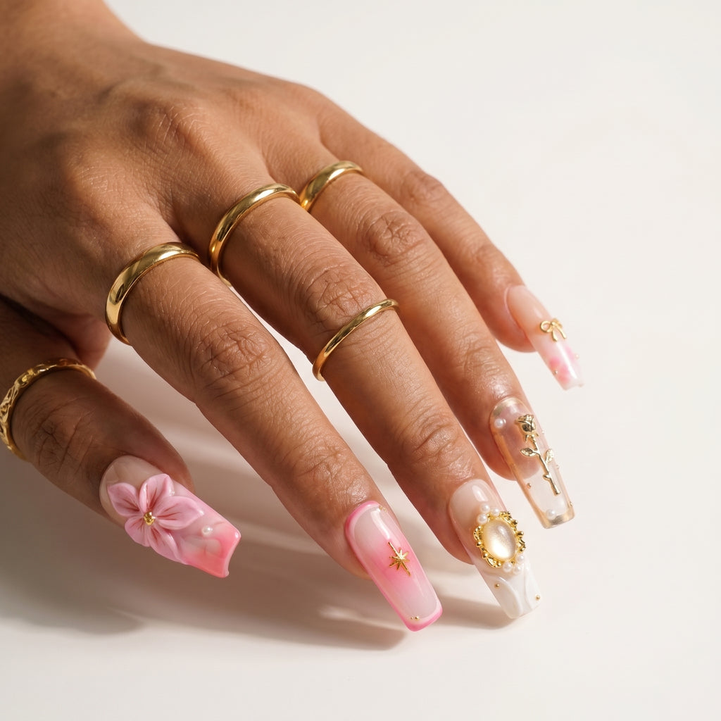 Palace Rose & Gilded Bow