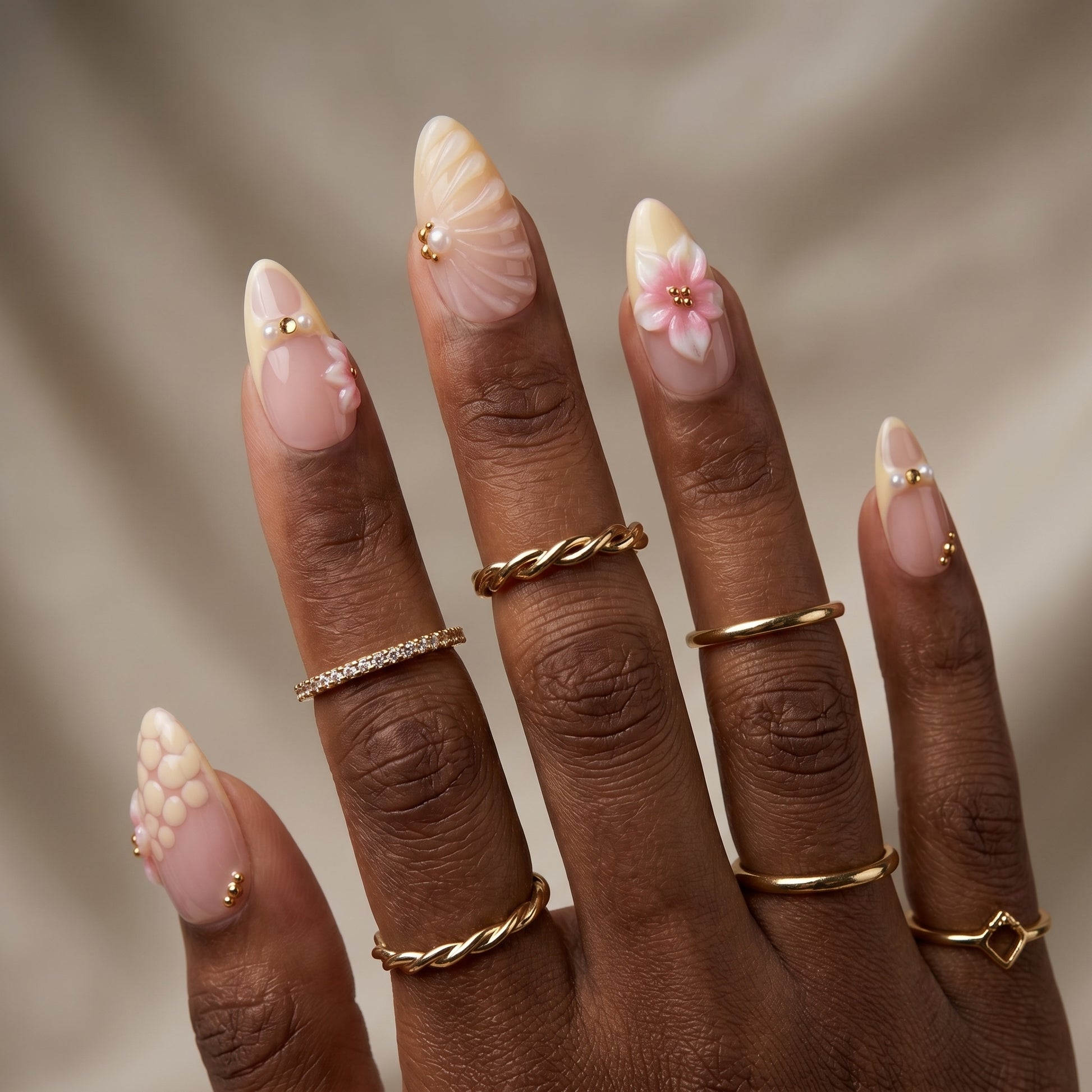 Pearl Blossom & Seashell