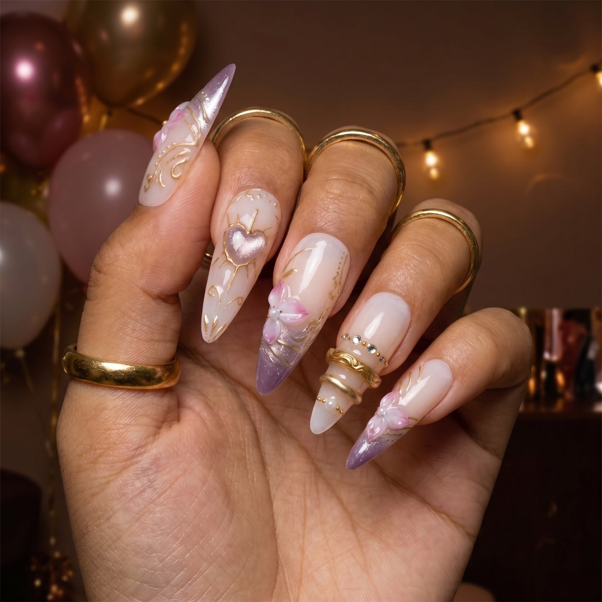 Gilded Lavender Dream