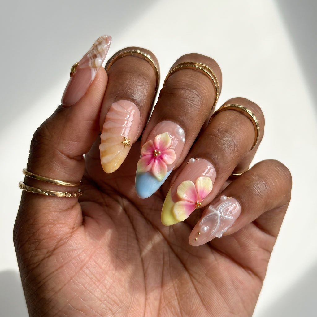 Tropical Siren & Sunburst Shell