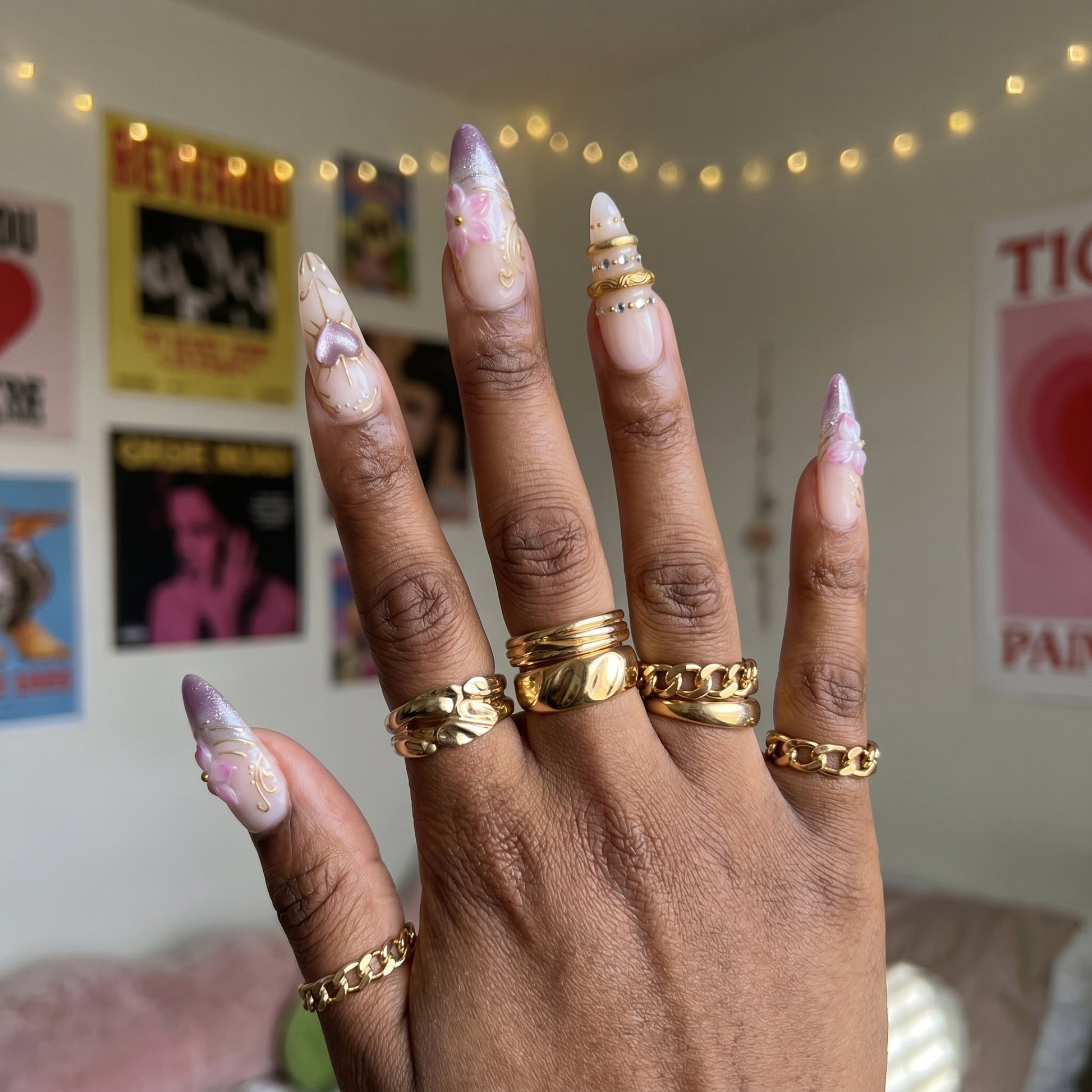 Gilded Lavender Dream