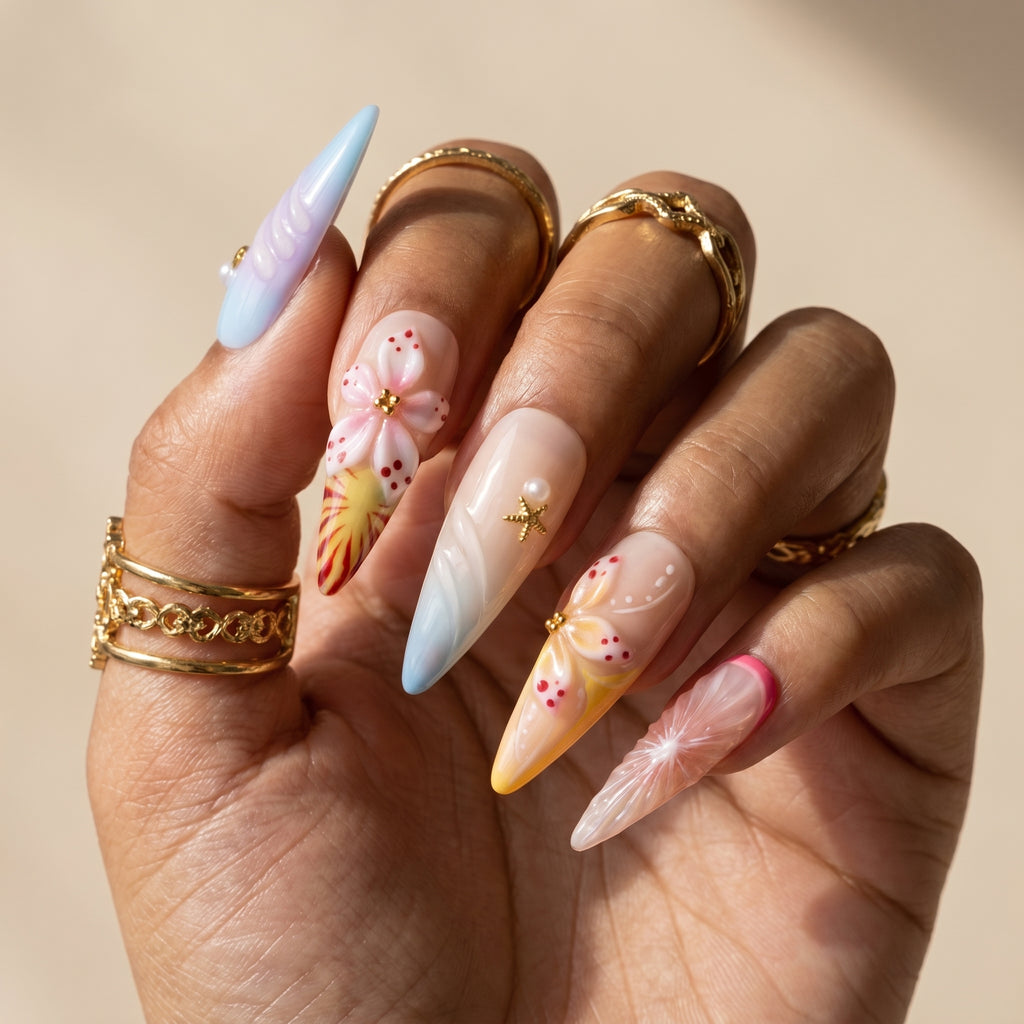 Pastel Siren & Sunburst Blossom