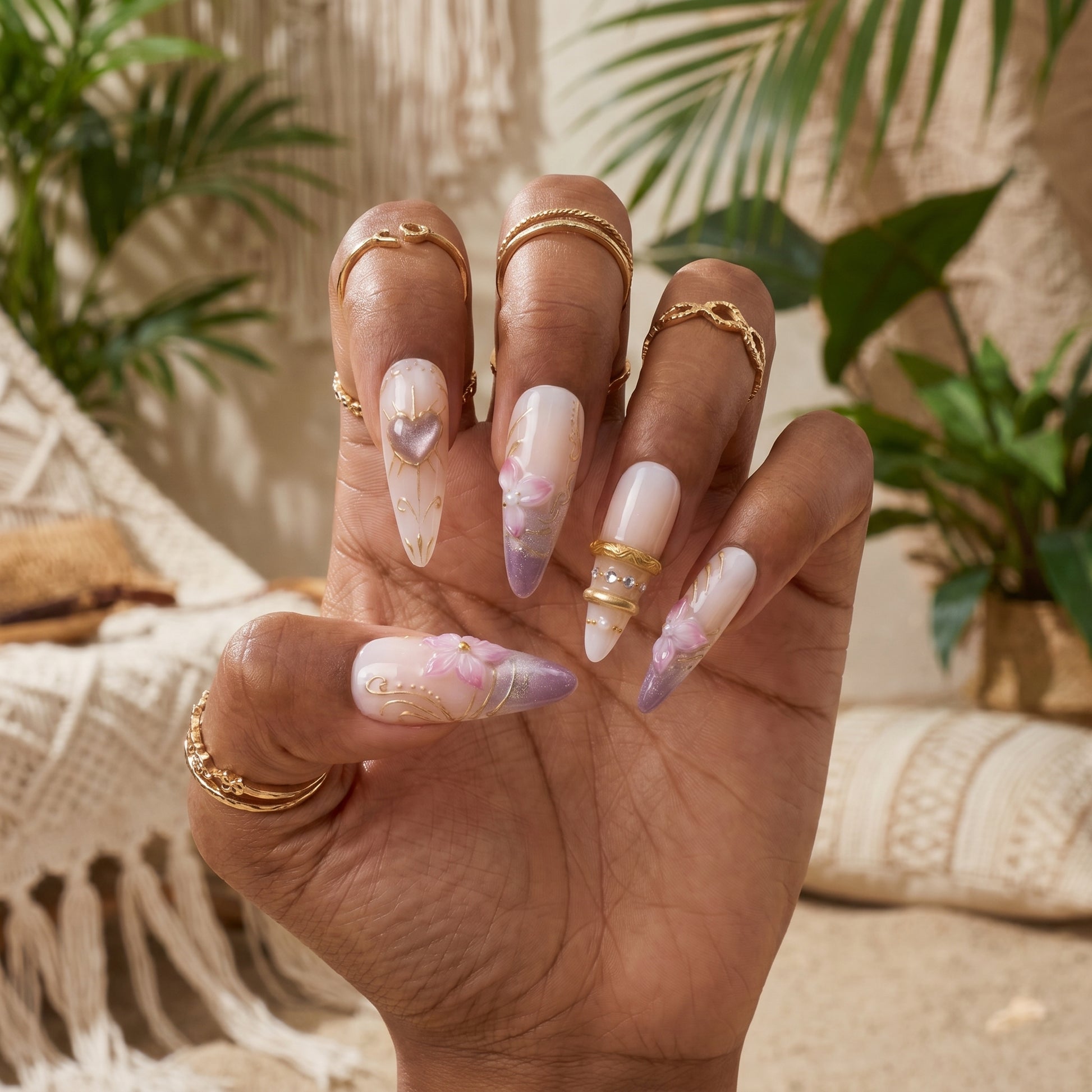 Gilded Lavender Dream