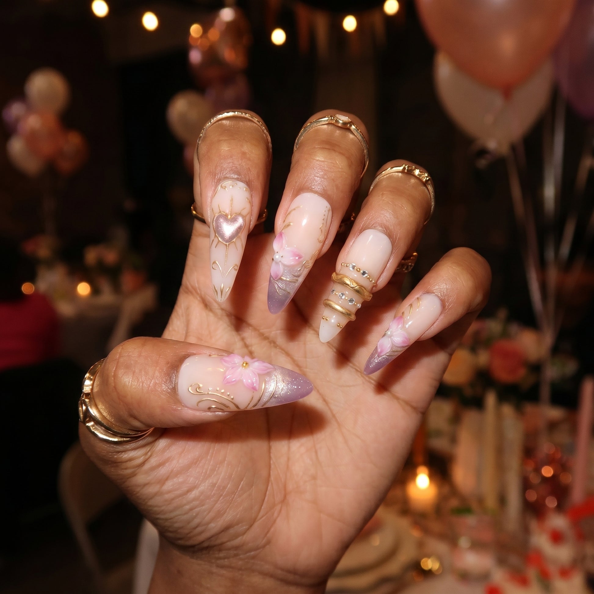 Gilded Lavender Dream