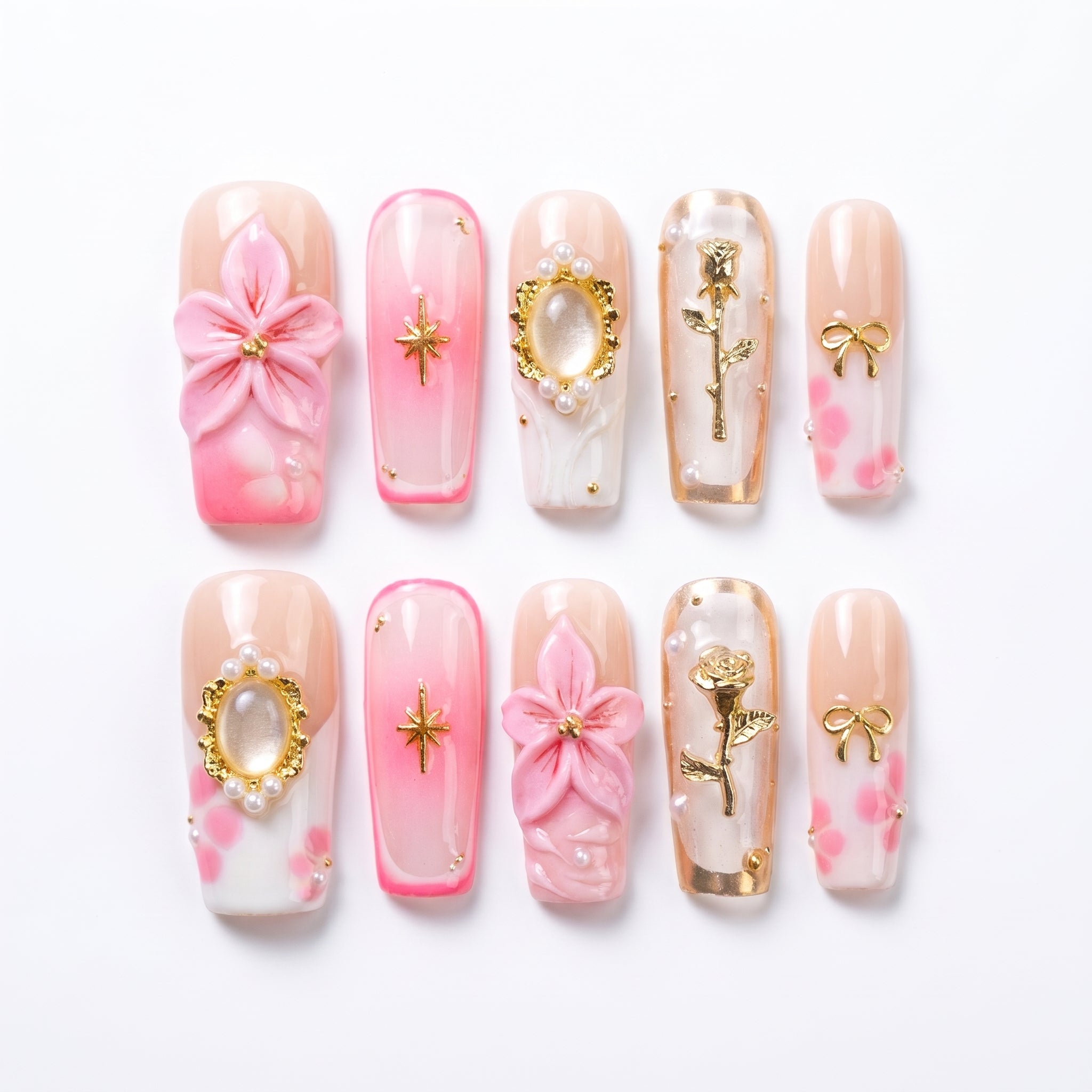 Palace Rose & Gilded Bow
