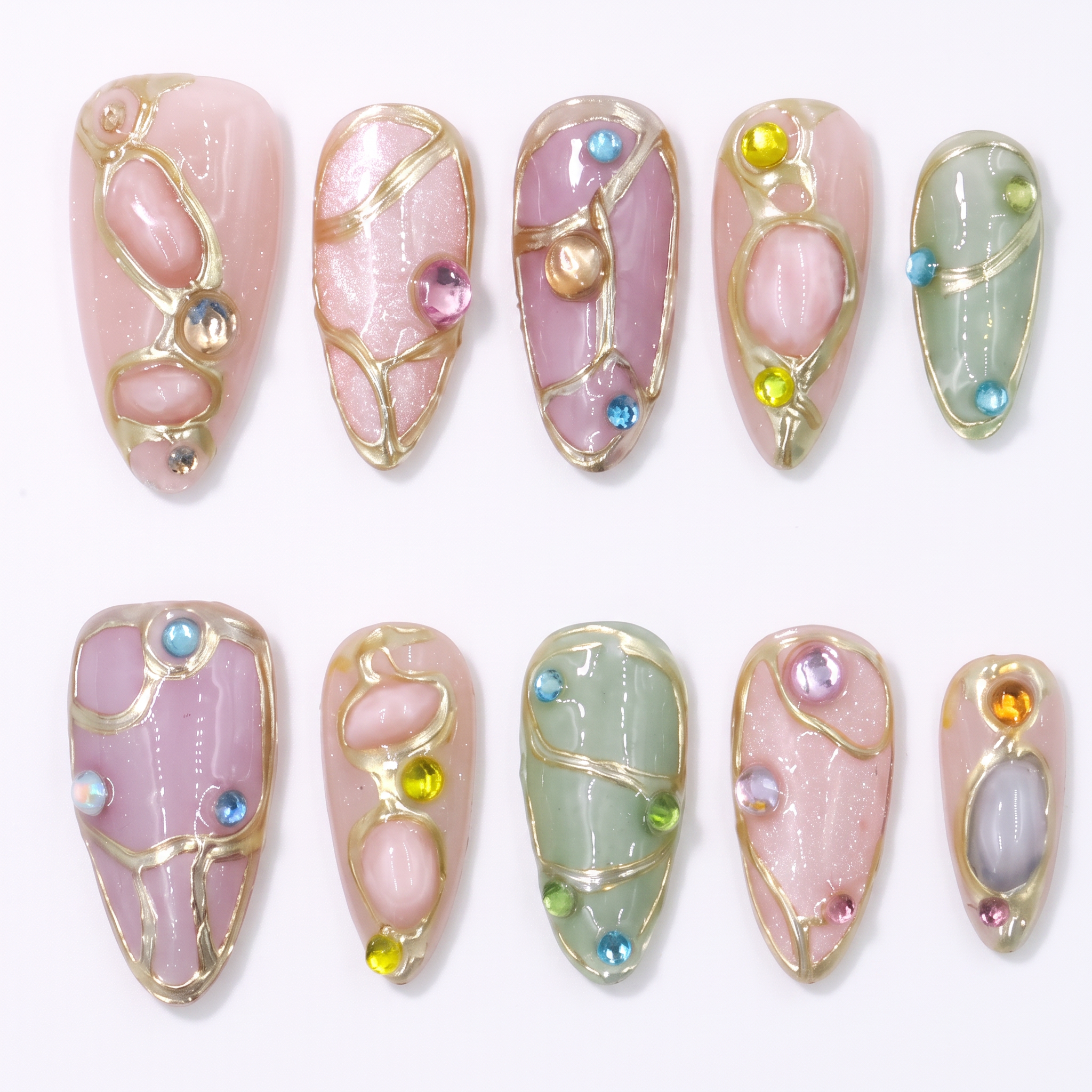 Pastel Gemstone